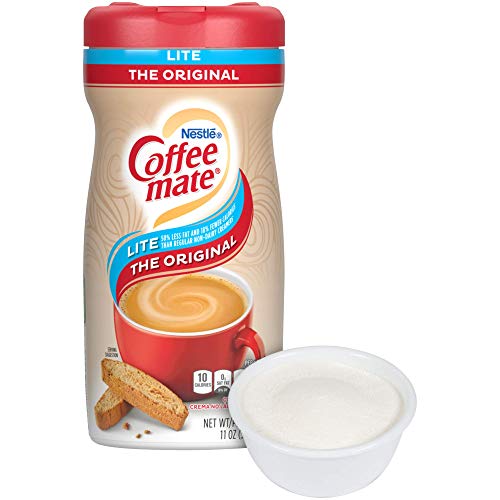 Coffee-Mate Lite Powdered Creamer Canisters-Original, 11 Oz, 3 Pk