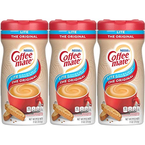 Coffeemate Lite Powdered Creamer CanistersOriginal, 11