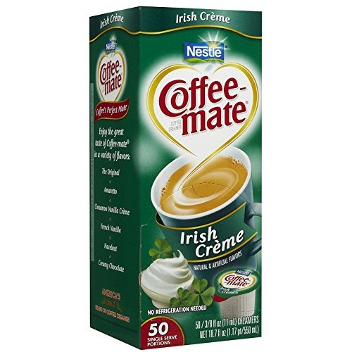 Coffee-Mate Liquid Creamer Singles - Irish Creme - 50 Ct