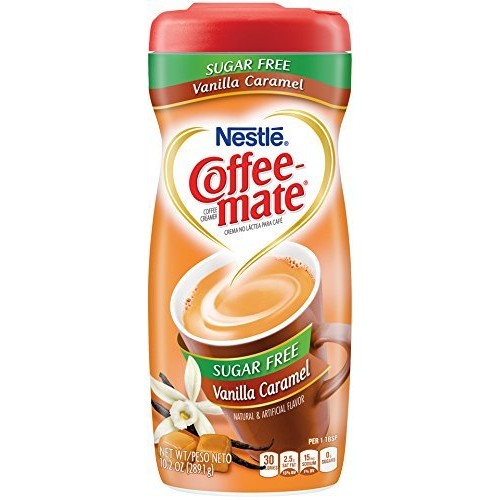 Coffee-Mate Vanilla Caramel, Sugar-Free Powdered Coffee Creamer,