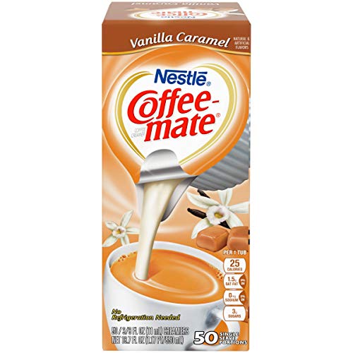 Coffee Mate Creamer Vanilla Caramel, 0.374 Fluid Ounce - 4 Per C