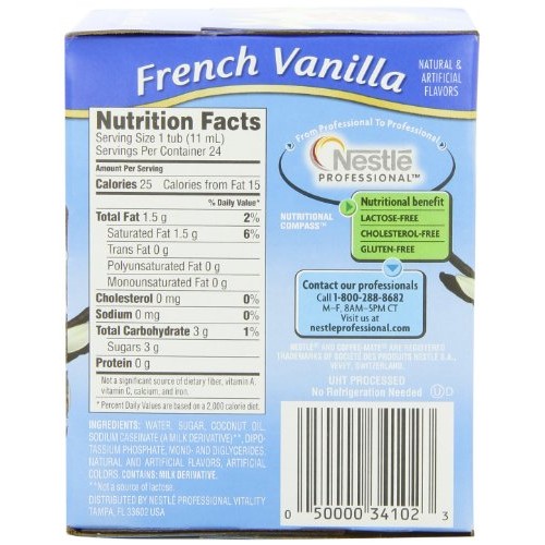 Coffee Mate French Vanilla Liquid Coffee Creamer 24 Ct Box Pack