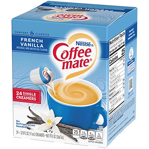 Coffee Mate French Vanilla Liquid Coffee Creamer 24 Ct Box