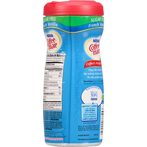 Coffee-Mate French Vanilla Sugar Free Powder Coffee Creamer 10.2