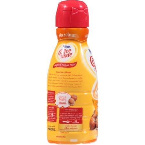 Coffee-Mate Hazelnut Liquid Coffee Creamer 32Oz Pack Of 2
