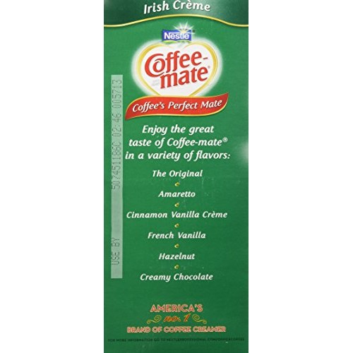 Coffee-Mate Irish Creme Liquid Creamer 50 Single Serve 3/8 Fl Oz