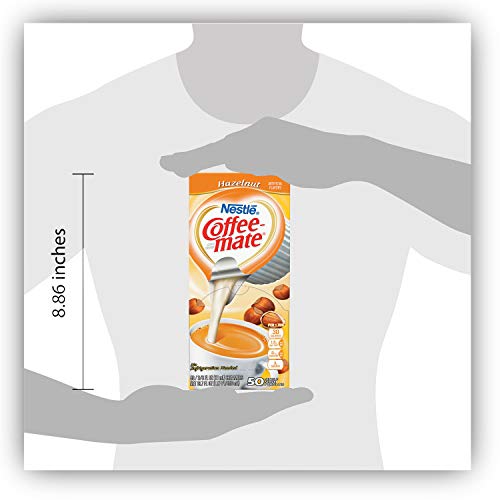 Coffee-Mate Liquid Creamer Singles - Hazelnut - 50 Ct