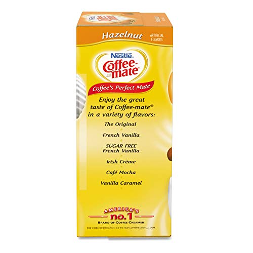 Coffee-Mate Liquid Creamer Singles - Hazelnut - 50 Ct