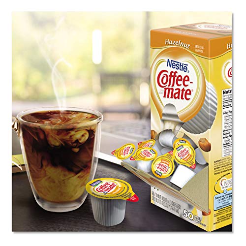 Coffee-Mate Liquid Creamer Singles - Hazelnut - 50 Ct