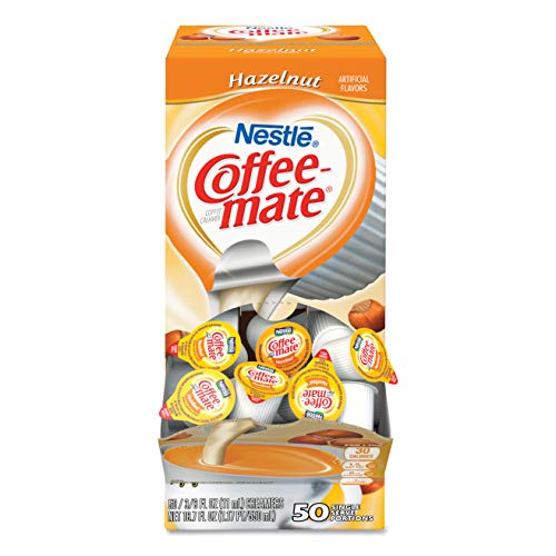 Coffee-Mate Liquid Creamer Singles - Hazelnut - 50 Ct