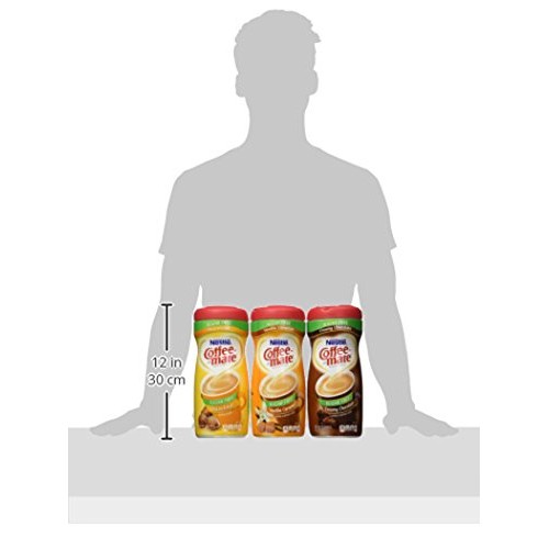 Coffee-Mate Sugar-Free 3 Flavor Bundle - Vanilla Caramel, Creamy
