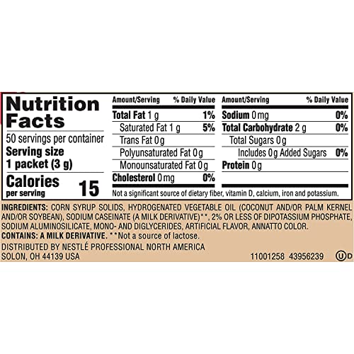 Coffee-Mate 30032 Original Powdered Creamer, 3G Packet, 50/Box