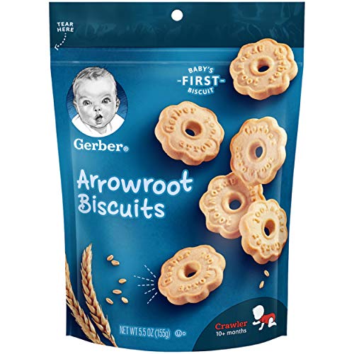 Gerber Arrowroot Cookies Pouch, 5.5 Ounce