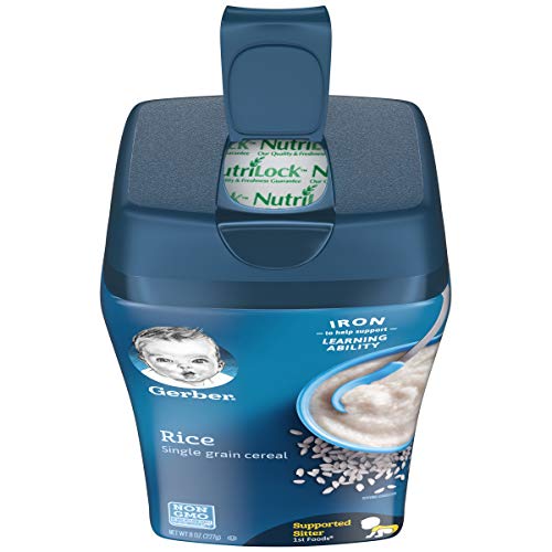 Gerber Single-Grain Rice Baby Cereal, 8 Oz Pack Of 6