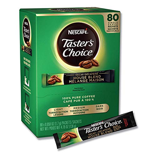 Nescafe Tasters Choice House Blend Single-Serve Sticks Decaf 0.0