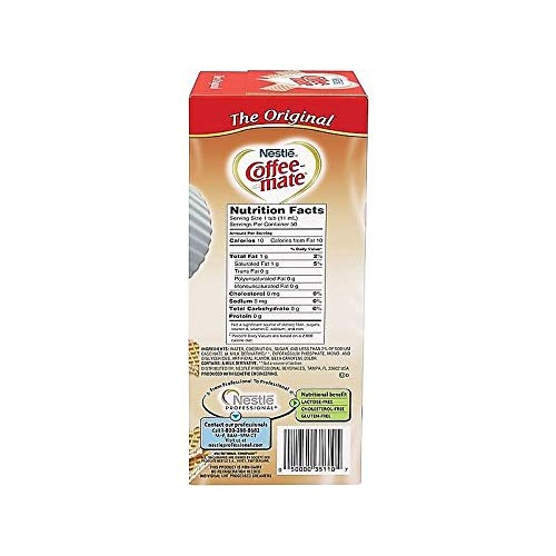 Nestle 35110 Coffee-Mate Original Flavor Creamer, Single Serve P
