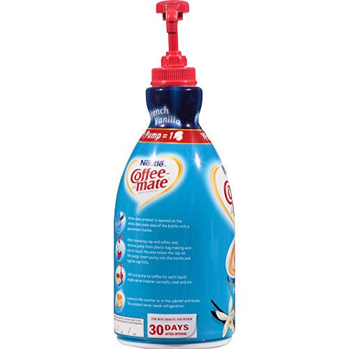 Nestle Coffee-Mate Coffee Creamer, French Vanilla, 1.5L Liquid P