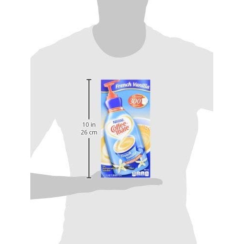 Nestle Coffee Mate Coffee Creamer, French Vanilla, Liquid Pump B