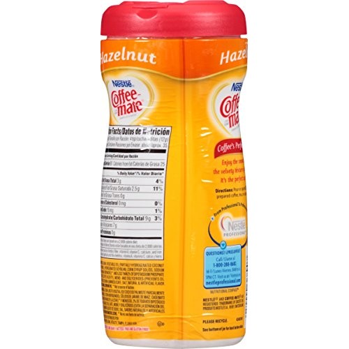 Nestle Coffee-Mate Coffee Creamer, Hazelnut 15Oz Powder Creamer,