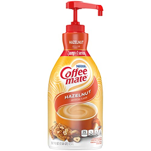 Nestle Coffee Mate Coffee Creamer,Hazelnut, Concentrated Liquid