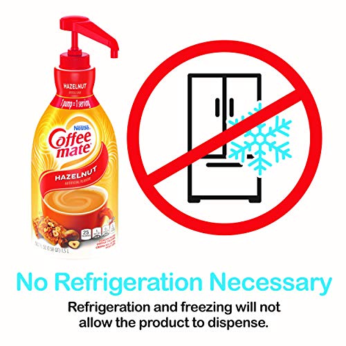 Nestle Coffee Mate Coffee Creamer,Hazelnut, Concentrated Liquid