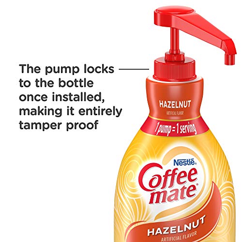 Nestle Coffee Mate Coffee Creamer,Hazelnut, Concentrated Liquid