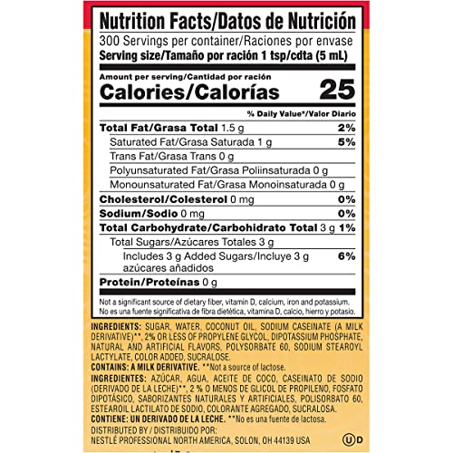 Nestle Coffee Mate Coffee Creamer,Hazelnut, Concentrated Liquid