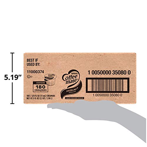 Nestle Coffee-Mate Coffee Creamer, Hazelnut, Liquid Pump Bottle,