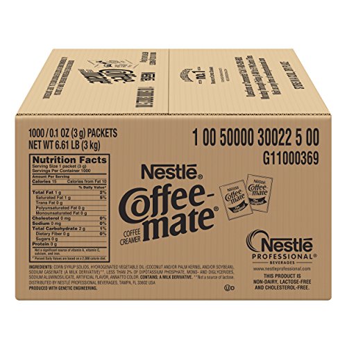 Nestle Coffee-Mate Coffee Creamer, Original, 3G Powdered Packets