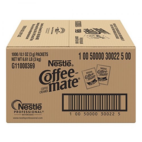 Nestle Coffee-Mate Coffee Creamer, Original, 3G Powdered Packets