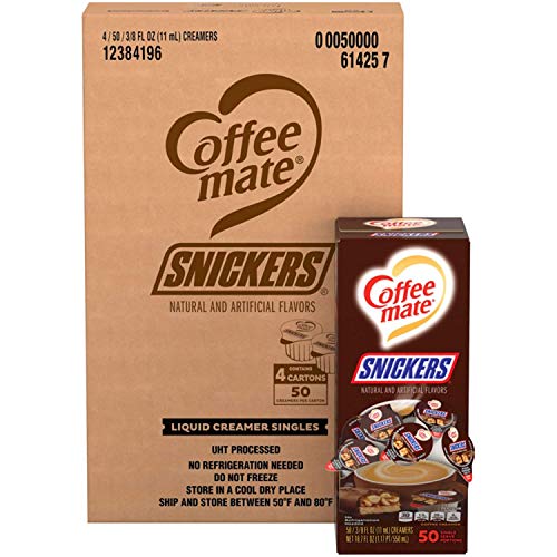 Nestle Coffee Mate Coffee Creamer, Snickers, Liquid Pump Bottle,