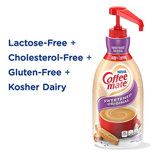 Nestle Coffee-Mate Coffee Creamer, Sweetened Original, Liquid Pu