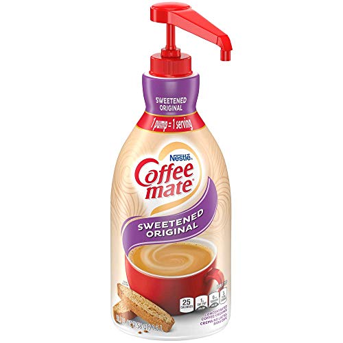 Nestle Coffee-Mate Coffee Creamer, Sweetened Original, Liquid Pu