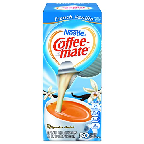 Coffee-Mate 35170Bx French Vanilla Creamer, 0.375Oz Box Of 50