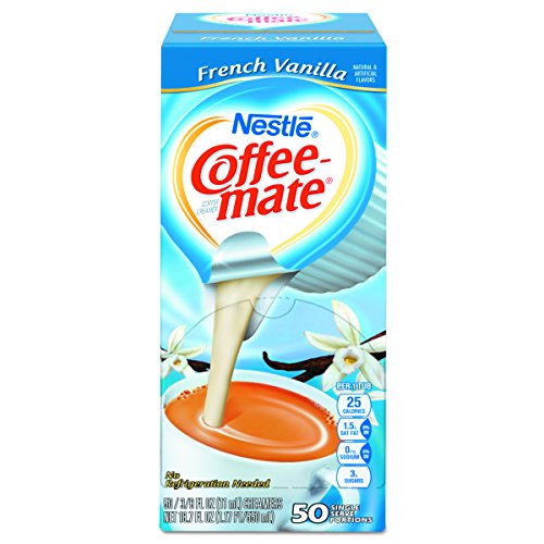 Coffee-Mate 35170Bx French Vanilla Creamer, 0.375Oz Box Of 50