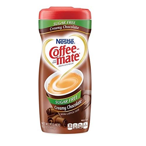 Pack Of 12 - Nestle Coffeemate Sugar Free Creamy Chocolate Powde