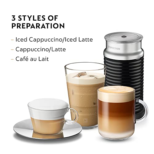 Nespresso 3694-Us-Bk Aeroccino3 Milk Frother, One Size, Black