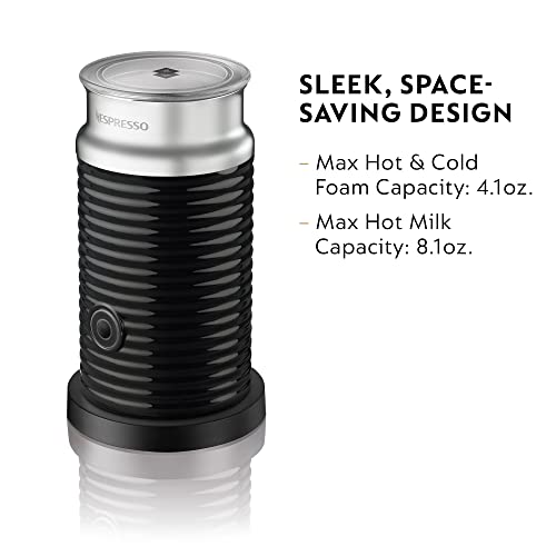 Nespresso 3694-Us-Bk Aeroccino3 Milk Frother, One Size, Black