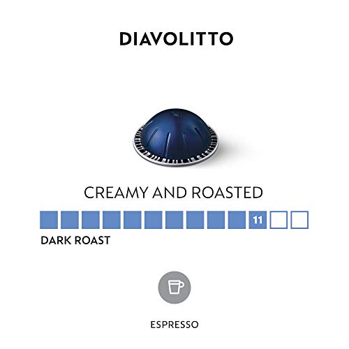 Nespresso Capsules Vertuoline, Diavolitto ,Dark Roast Espresso C Nespresso Capsules Vertuoline, Diavolitto ,Dark Roast Espresso C