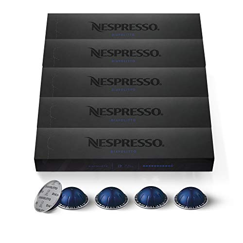 Nespresso Capsules Vertuoline, Diavolitto ,Dark Roast Espresso C Nespresso Capsules Vertuoline, Diavolitto ,Dark Roast Espresso C