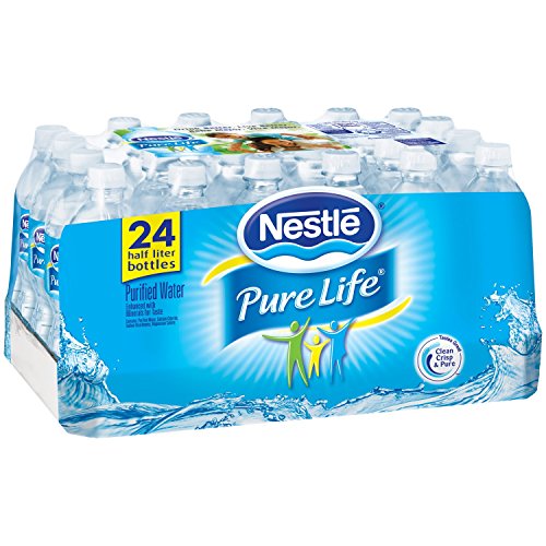 Pure Life 571863 Nestle Pure Life Water 16.9 Oz. 24/Carton 110109