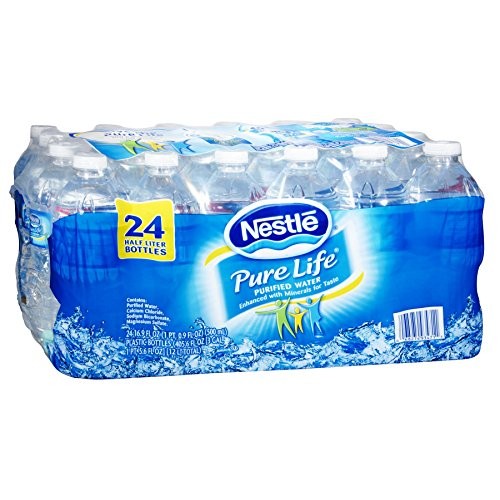 Pure Life 571863 Nestle Pure Life Water 16.9 Oz. 24/Carton 110109