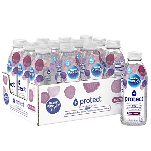 Nestle Pure Life+ Protect With Zinc Blackberry Flavor 20 Fl. O