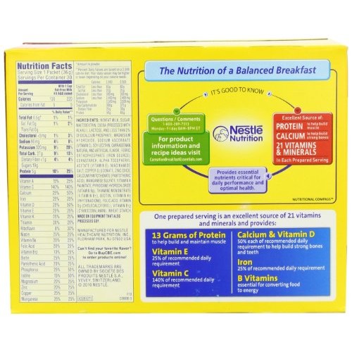Carnation Breakfast Essentials Complete Nutritional Drink, Rich