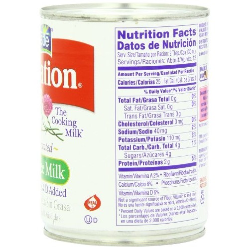 Carnation Evaporated Fat Free Milk Pack Of 4