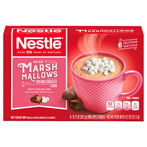 Nestle Hot Cocoa Mix, Mini Marshmallows, 6 Ct