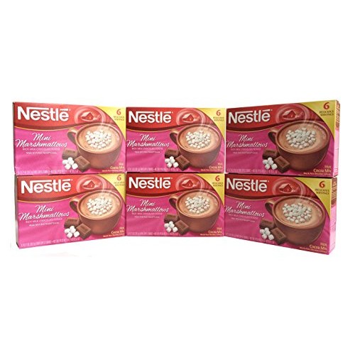 Nestle Mini Marshmallows Hot Cocoa Mix, 4.27 Ounce Pack Of 6