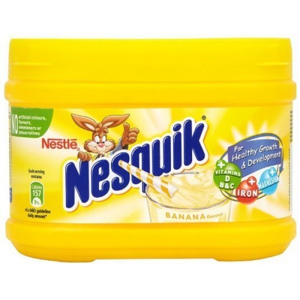 Nestle Nesquik Banana Flavor Milk Shake 300 G 2 Box