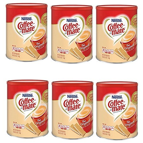 Nestle Coffee-Mate Coffee Creamer 56Oz. Canister 6 Pack