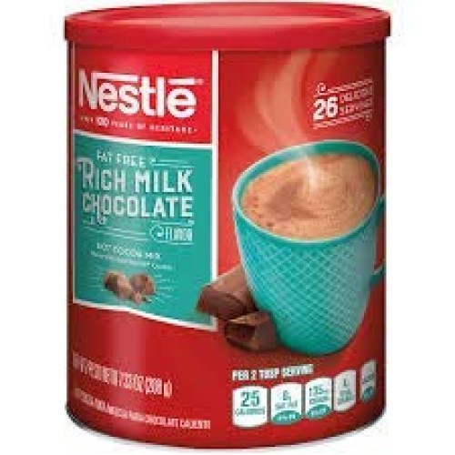 Nestle Hot Cocoa Mix Fat Free Rich Milk Chocolate Flavor 7.33 Oz Nestle Hot Cocoa Mix Fat Free Rich Milk Chocolate Flavor 7.33 Oz